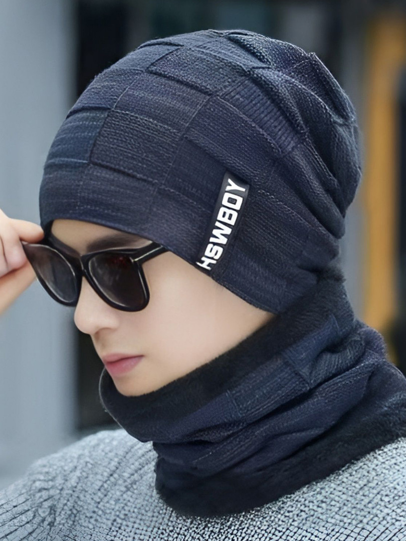 SYGA Men Winter Warm Thickened Velvet Balaclava Hat